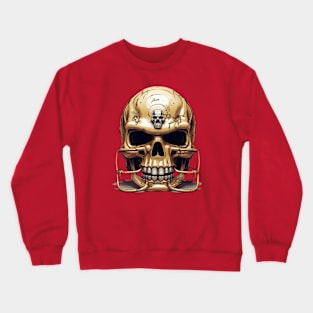 Skull with helmet Crewneck Sweatshirt